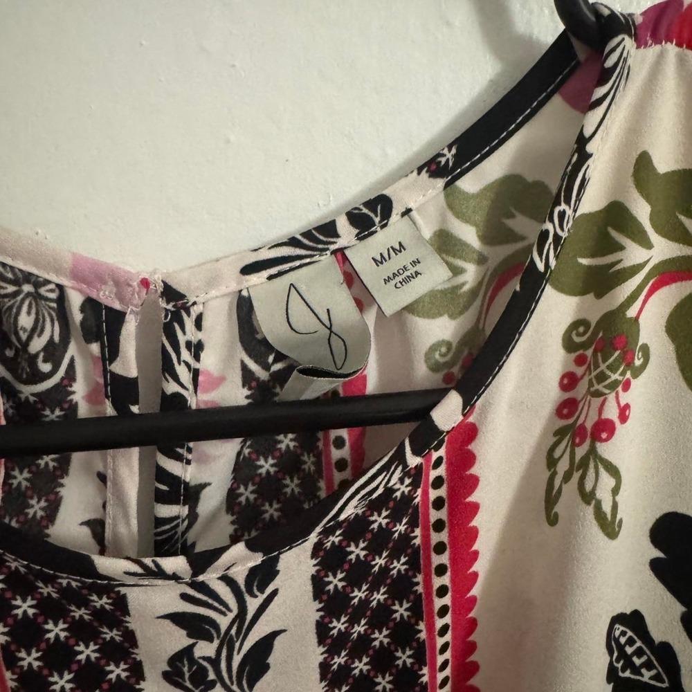 Pineapple Tropocal Joie Floral Jumpsuit Boho Resort Chic Artsy Vacay Cruise - Picture 4 of 5